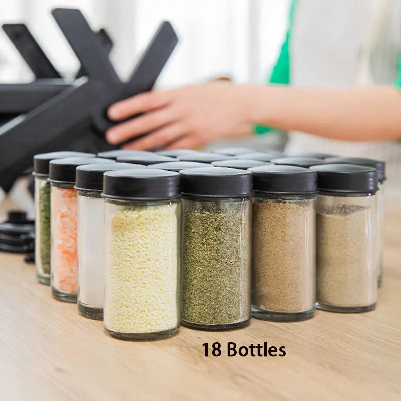 18 Jar Rotating Spice Rack